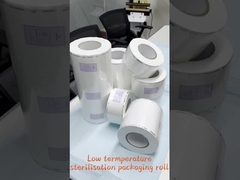 Low termperature sterilisation packaging roll