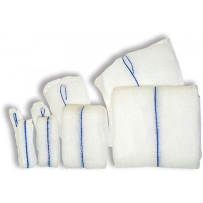 Wholesale Customized Medical Gauze Bandage Roll Medical Cotton Absorbent Gauze Swabs Sterile white wound dressing