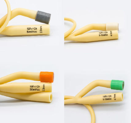 Medical Type Latex Foley External Urethral Catheter 3 Way Latex Foley Catheter