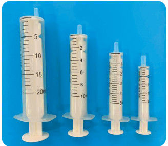Tiêm dùng một lần không có chất gây cháy 2 phần Luer Slip 10 Ml 20 Ml Tiêm thuốc không có kim