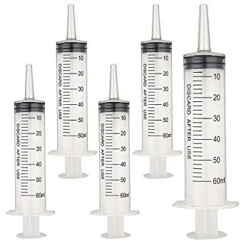 2 bộ phận Ống tiêm vô trùng dùng một lần Luer Slip 10 Ml 20Ml không cần kim