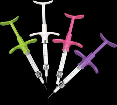 1ml Luer Lock Mỹ phẩm Ống tiêm vô trùng dùng một lần để tiêm chất làm đầy axit hyaluronic