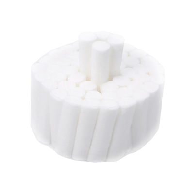 Cuộn bông nha khoa dùng một lần 8mm/10mm Bông thấm phẫu thuật 100% cotton Sản phẩm dùng một lần