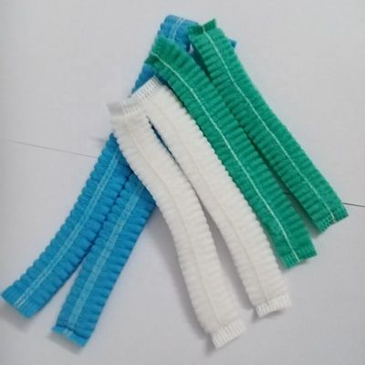 Tùy chỉnh một lần sử dụng không dệt Nurses Cap phẫu thuật Elasticity Medical Surgical Mob Cap