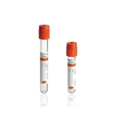 Loại ống pro-coagulation Ống lấy máu chân không tiệt trùng Vật liệu PET hoặc thủy tinh