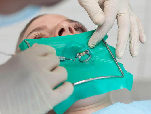 Nha khoa Pure Latex Dam Nha khoa má Retractor Chất liệu cao su Dam Sheets