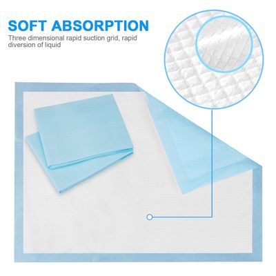 Bệnh viện Y tế Người lớn và Trẻ em Tấm lót vệ sinh thấm hút dùng một lần 50 × 50CM